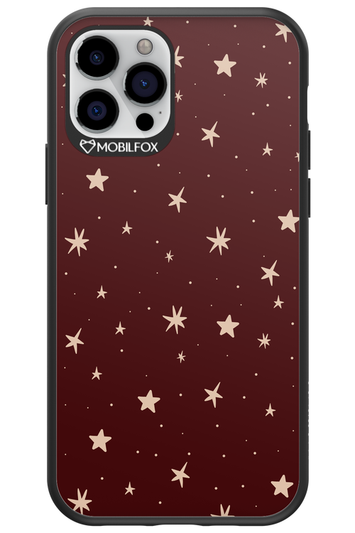 Burgundy Stars - Apple iPhone 12 Pro
