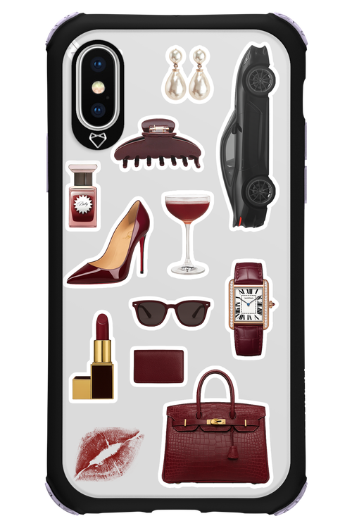 Classy Burgundy - Apple iPhone X