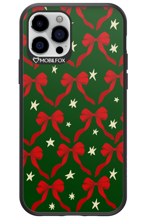 Bow & Stars (Green) - Apple iPhone 12 Pro