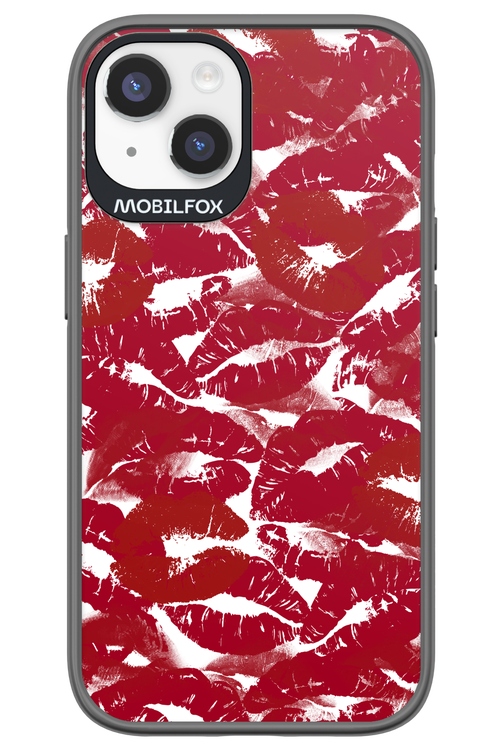 Burgundy and Kiss 2.0 - Apple iPhone 14