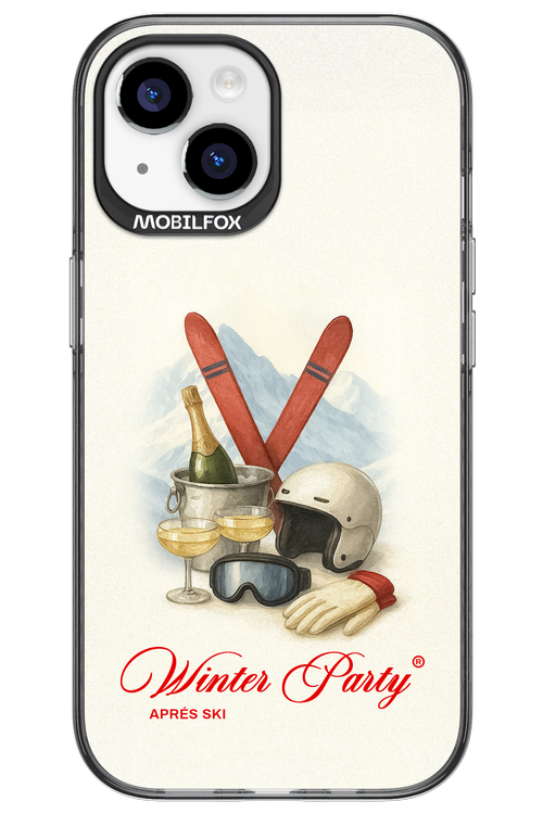 Winter Ski Party - Apple iPhone 15