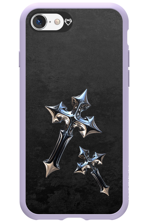 Chrome Crosses - Apple iPhone SE 2022