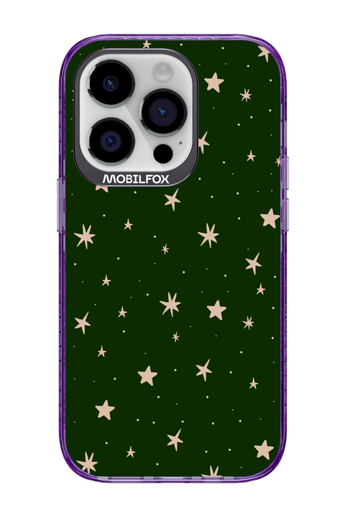 Forest Green Stars - Apple iPhone 14 Pro