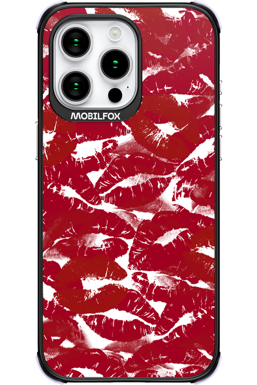 Burgundy and Kiss 2.0 - Apple iPhone 15 Pro Max