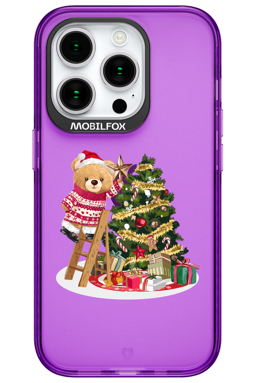Christmas Bear (Transparent) - Apple iPhone 15 Pro
