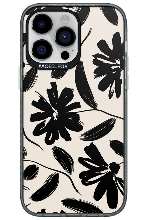 Monochrome Flowerss - Apple iPhone 14 Pro Max