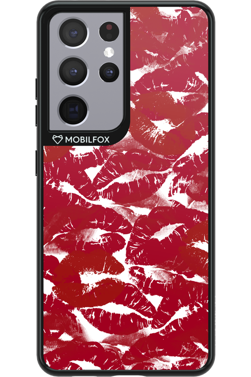 Burgundy and Kiss 2.0 - Samsung Galaxy S21 Ultra