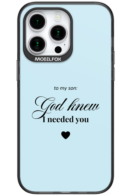 To My Son 2.0 - Apple iPhone 15 Pro Max