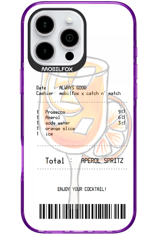 aperol spritz cocktail - Apple iPhone 16 Pro Max