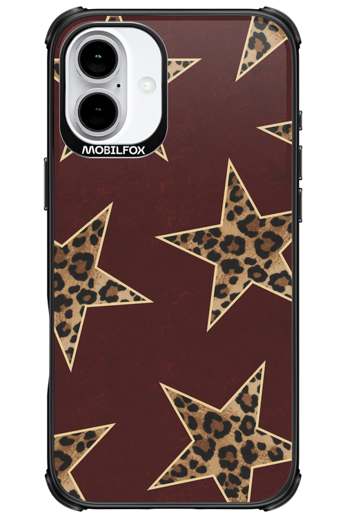 Wild Stars Burgundy - Apple iPhone 16 Plus
