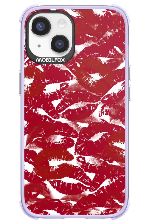 Burgundy and Kiss 2.0 - Apple iPhone 14