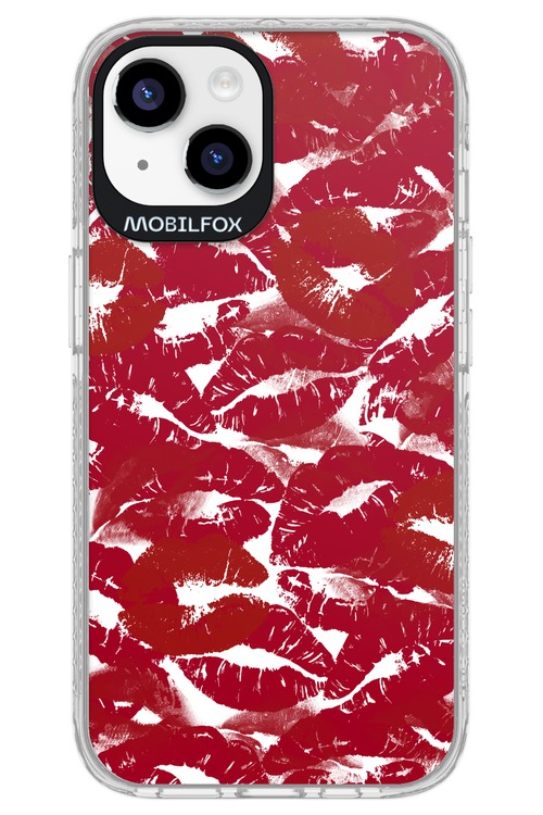 Burgundy and Kiss - Apple iPhone 14