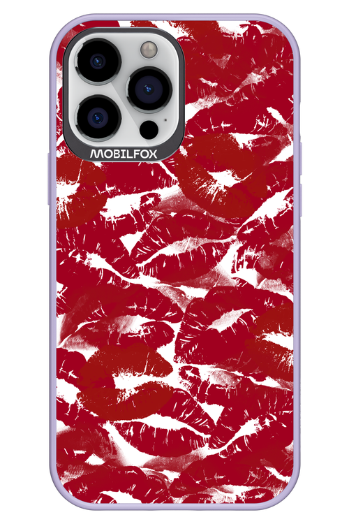 Burgundy and Kiss 2.0 - Apple iPhone 13 Pro Max