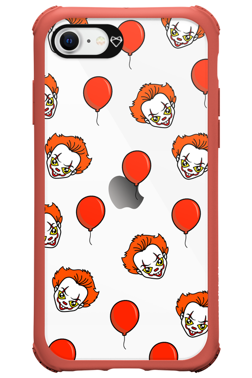 Mystery Clown (Transparent) - Apple iPhone SE 2020