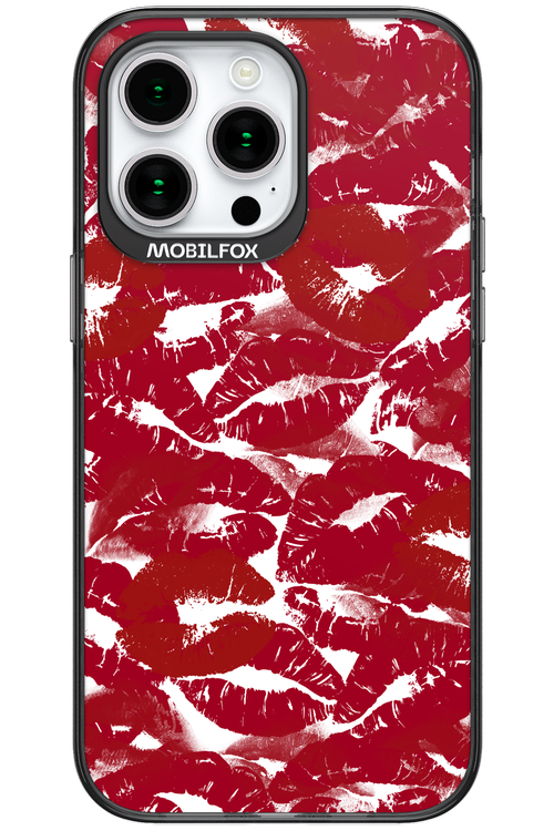 Burgundy and Kiss 2.0 - Apple iPhone 15 Pro Max