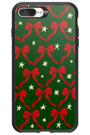 Bow & Stars (Green) - Apple iPhone 7 Plus