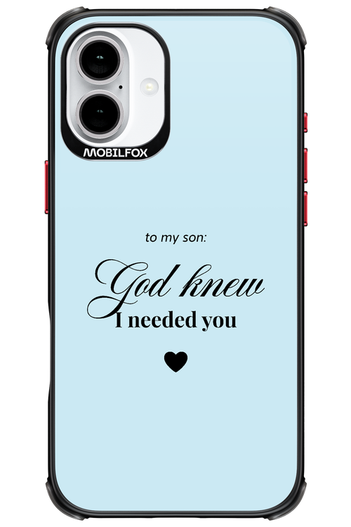 To My Son 2.0 - Apple iPhone 16 Plus
