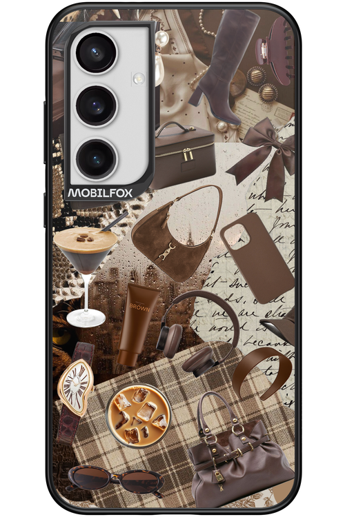 Brown Love - Samsung Galaxy S24+