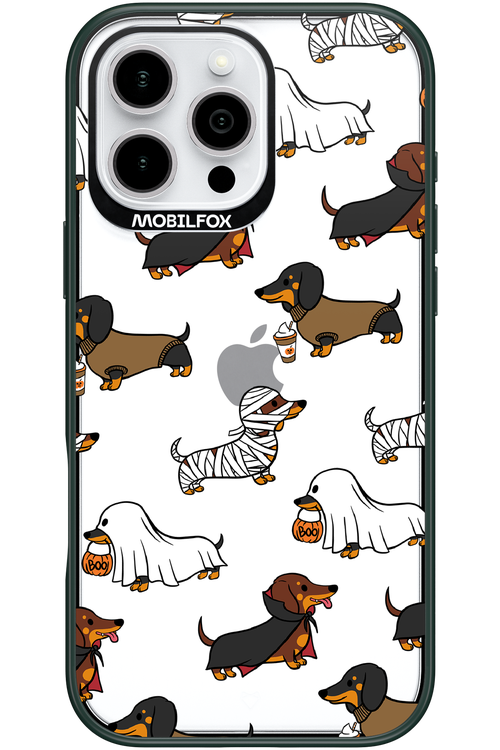 Scary Dachshund (Transparent) - Apple iPhone 16 Pro Max