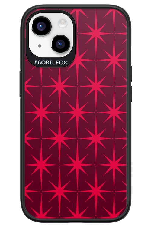 Burgundy Starss - Apple iPhone 14