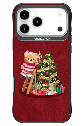 Christmas Bear (Burgundy) - Apple iPhone 17 Pro Max