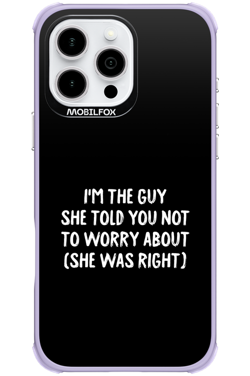 She was right 2.0 - Apple iPhone 16 Pro Max