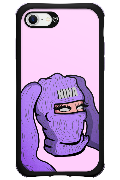 Nina Purple - Apple iPhone 8