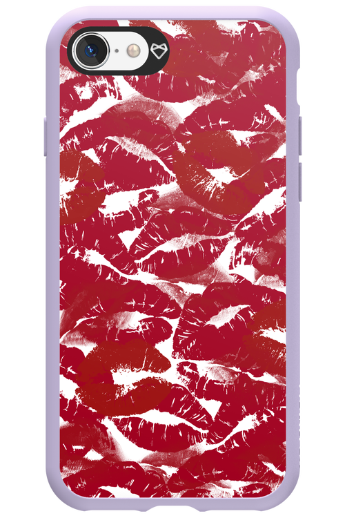 Burgundy and Kiss - Apple iPhone SE 2022
