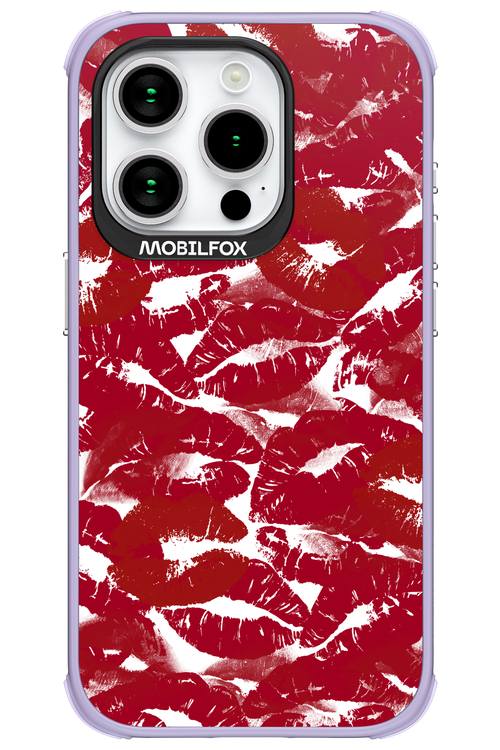 Burgundy and Kiss 2.0 - Apple iPhone 15 Pro