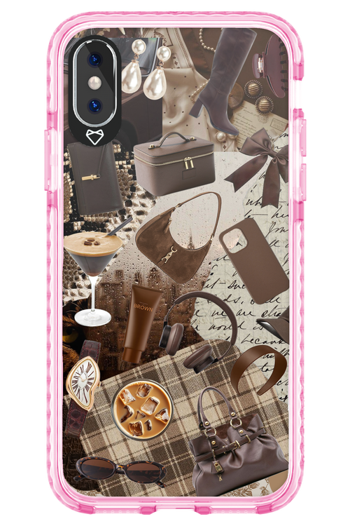 Brown Love - Apple iPhone XS