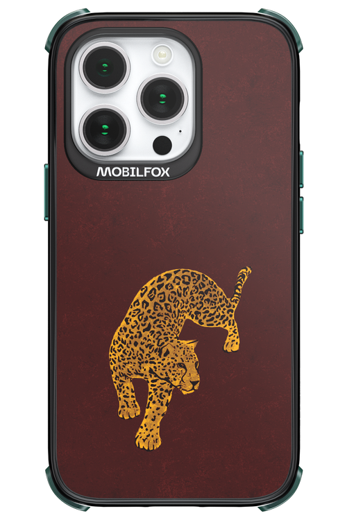 Burgundy Leopard - Apple iPhone 14 Pro