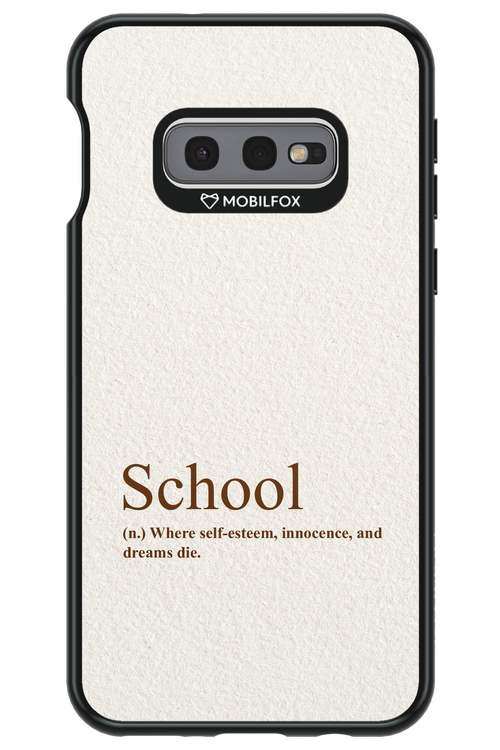 Schoool - Samsung Galaxy S10e