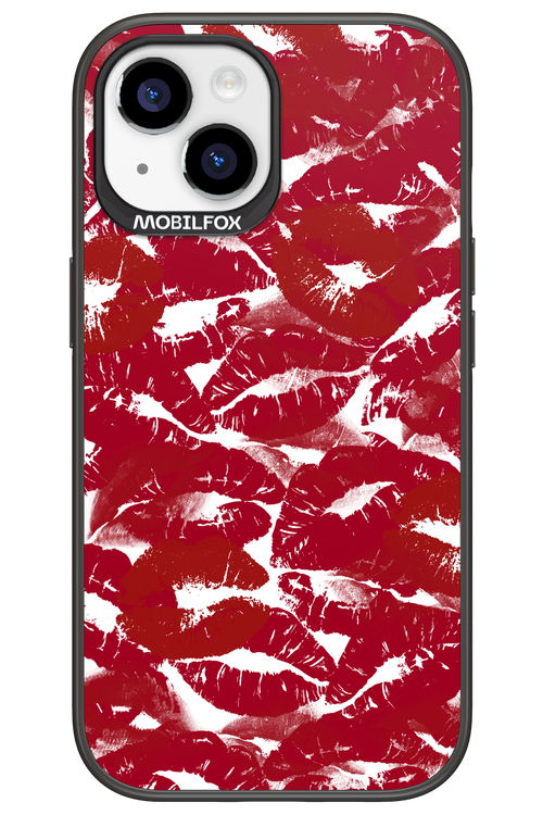 Burgundy and Kiss 2.0 - Apple iPhone 15