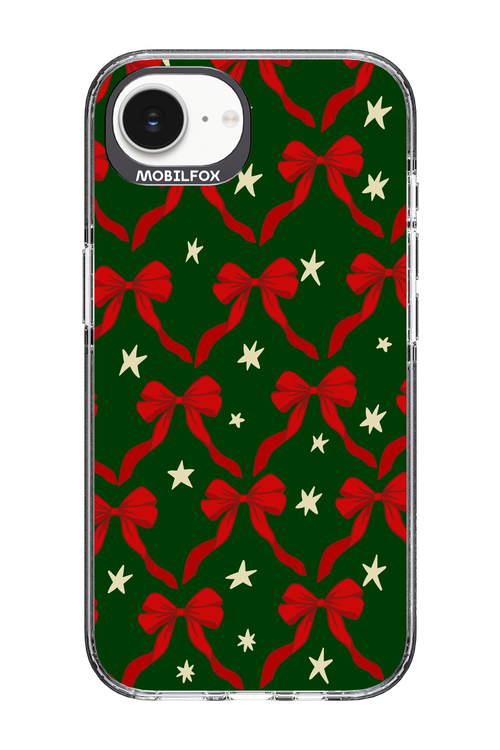 Bow & Stars (Green) - Apple iPhone 16e