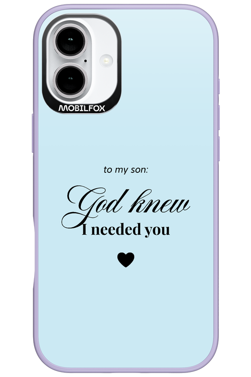 To My Son 2.0 - Apple iPhone 16 Plus