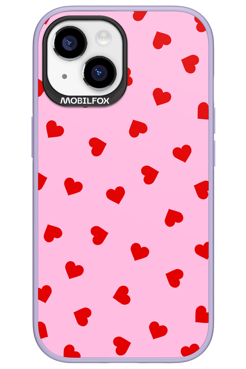 Sprinkle Heart Pink - Apple iPhone 15