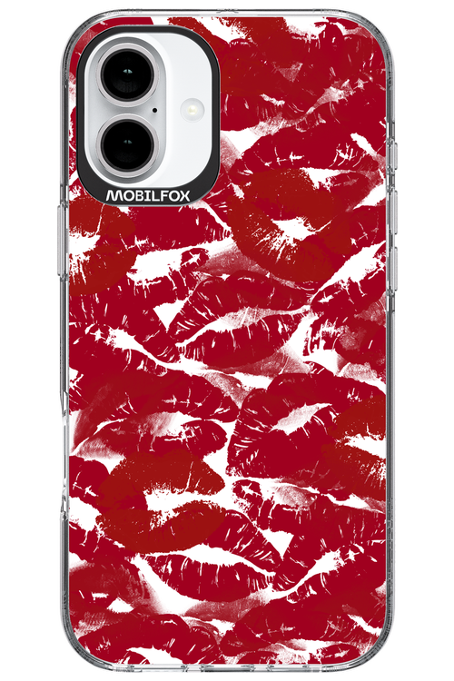 Burgundy and Kiss - Apple iPhone 16 Plus