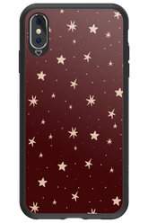 Burgundy Stars - Apple iPhone XS Max