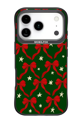 Bow & Stars (Green) - Apple iPhone 17 Pro