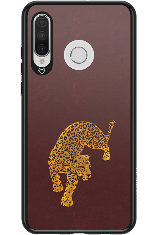 Burgundy Leopard - Huawei P30 Lite