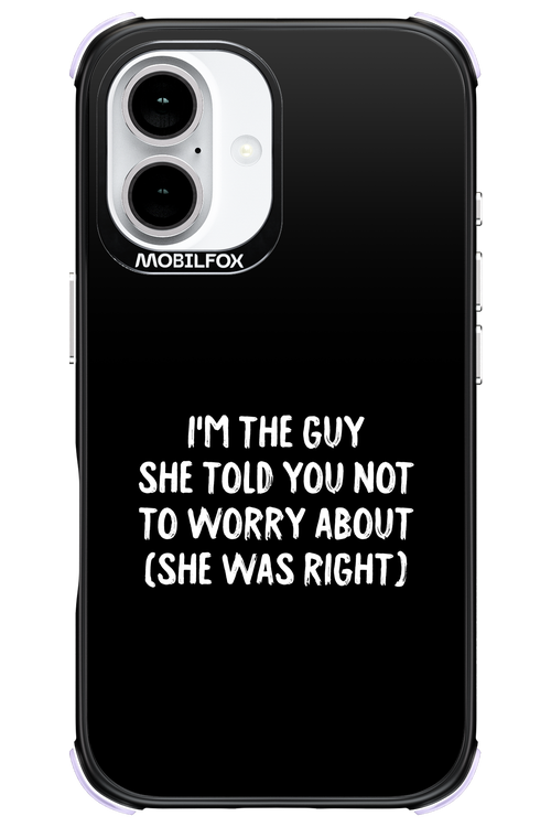 She was right 2.0 - Apple iPhone 16