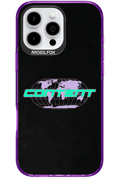 CONTENT 2.0 - Apple iPhone 16 Pro Max