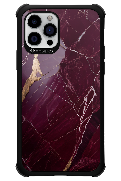 Burgundy Marble - Apple iPhone 12 Pro