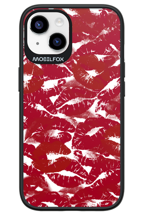 Burgundy and Kiss 2.0 - Apple iPhone 14