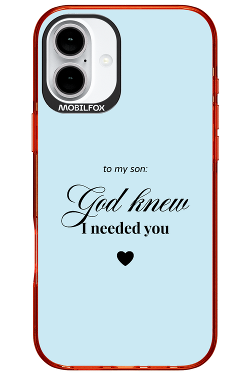 To My Son 2.0 - Apple iPhone 16 Plus