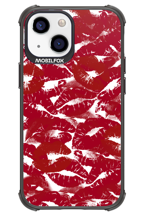 Burgundy and Kiss 2.0 - Apple iPhone 13 Mini