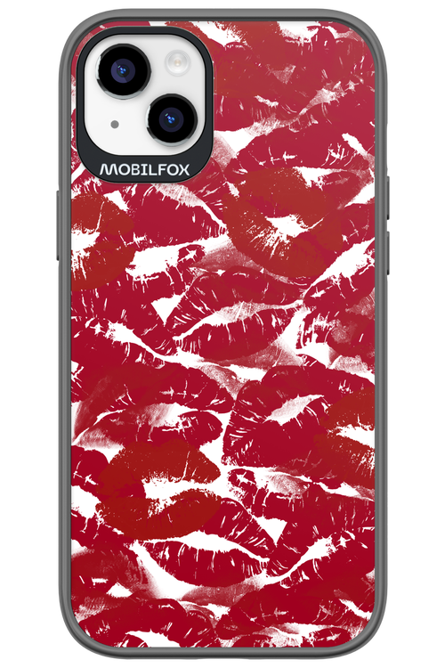 Burgundy and Kiss 2.0 - Apple iPhone 14 Plus