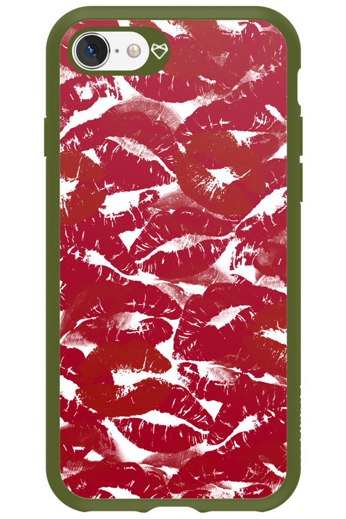 Burgundy and Kiss - Apple iPhone SE 2022