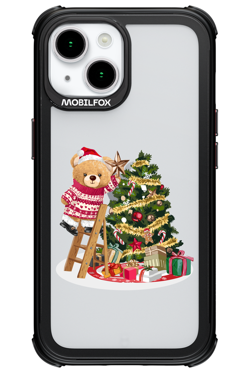 Christmas Bear (Transparent) - Apple iPhone 15
