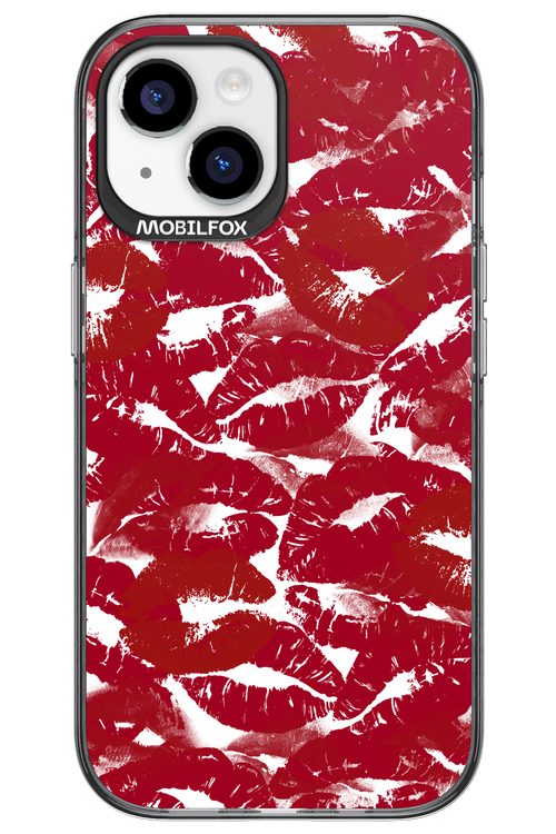 Burgundy and Kiss 2.0 - Apple iPhone 15